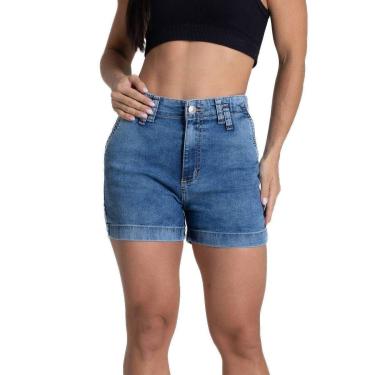 Imagem de Shorts Jeans Sawary - 280731 - Azul médio 46-Feminino