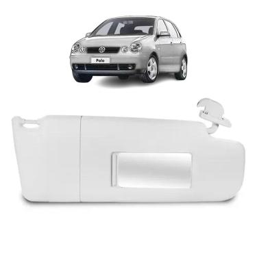 Imagem de Quebra Sol Cinza C Espelho + Bolsa Polo 2003 A 2012 Direito