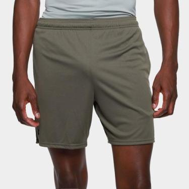 Imagem de Short Under Armour Tech 7in Masculino, Verde militar, Preto, P