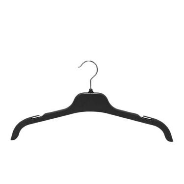 Imagem de Cabide Adulto Blusa 43 cm Fosco - 1061 - IOPLAST, Preto, 75 peças