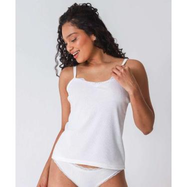 Imagem de Blusa Pijama Feminino Avulso Marisa Off White-71032, Off white, PP