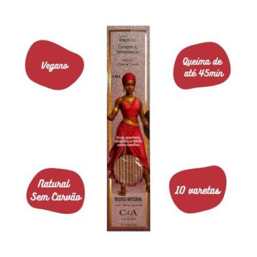 Imagem de Incenso Natural Cia de Aroma Obá Coragem Determinação
