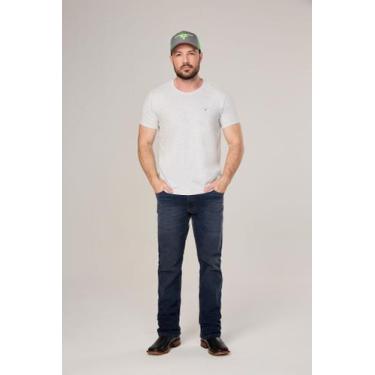 Imagem de Camiseta Masculina Manga Curta Basic Color All Hunter, P, Mescla claro