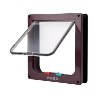 Imagem de Porta Para Gatos À Prova De Intempéries Com 4 Modos De Travamento, Até