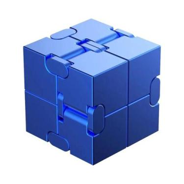 Imagem de Jogo De Quebra-Cabeça Em Cubo De Metal Antiestresse Para Alívio Do Est