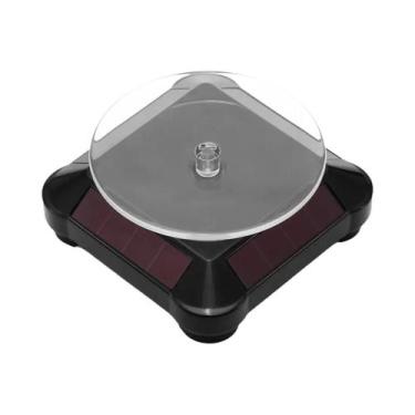 Imagem de Suporte Giratório 360 Graus Para Joias Com Energia Solar: Expositor De