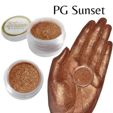 Imagem de Sombra asa de borboleta pigmento cor Sunset - Bitarra Beauty micropart