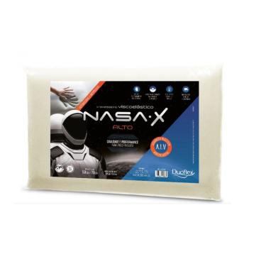 Imagem de Travesseiro Viscoelastico Nasa X Alto 50cm x 70m Duoflex