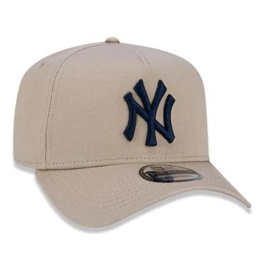 Imagem de Boné New Era 9Forty New York Yankees A-Frame Bege Snapback Aba Curva-Masculino