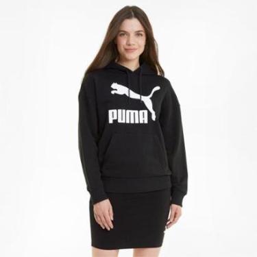 Imagem de Moletom Puma Capuz Classics Logo Feminino-Feminino