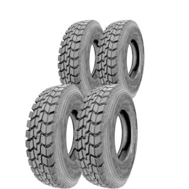 Imagem de Kit 4 Pneus 215/75r17.5 Borrachudo 18 Lonas 135/133J FT68 Fortune