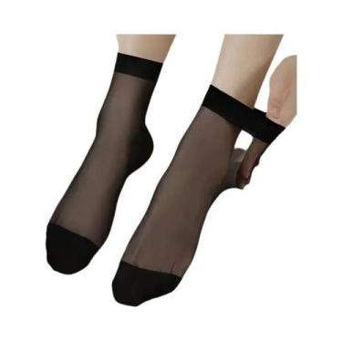 Imagem de Meias Transparentes Finas E Elegantes Para Mulheres, Macias, Confortáv