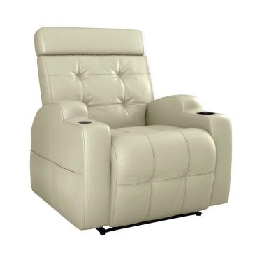 Imagem de Poltrona Reclinável Do Papai Automática Cherokee Corino Bege Matrix