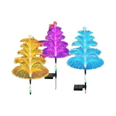 Imagem de Luz Solar À Prova d'Água Em Forma De Água-Viva Para Decoração Externa 