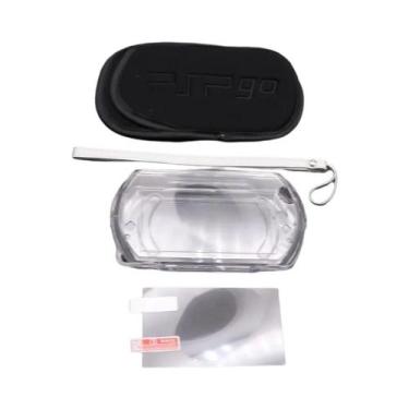 Imagem de Capa Protetora De Cristal Transparente Para PSP GO Com Bolsa De Transp