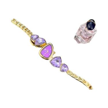 Imagem de Relógio De Pulso De Quartzo De Luxo Com Design Irregular E Esquema De 