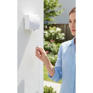 Imagem de Varal Retrátil Parede 6m Branco Economiza Espaço - Congratulations Sto