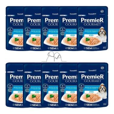 Imagem de Ração Úmida Premier Gourmet Cães Pequeno Porte Frango E Arroz Integral
