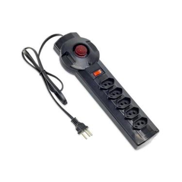 Imagem de Filtro de Linha c/ Voltímetro Forceline Security 5 Tomadas - FORCE LIN