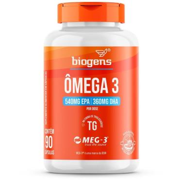 Imagem de Ômega 3 TG Triglicerídeos 540mg EPA 360mg DHA Selo MEG-3 90 Caps - Bigens-Unissex