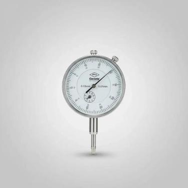 Imagem de Relógio Comparador Analógico 10mm Precisão 0,01mm Profissional Corneta