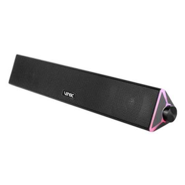 Imagem de Caixa De Som Soundbar Gamer Vinik Galaxy 6w 2.0 Led Rainbow - Sbg6wglx