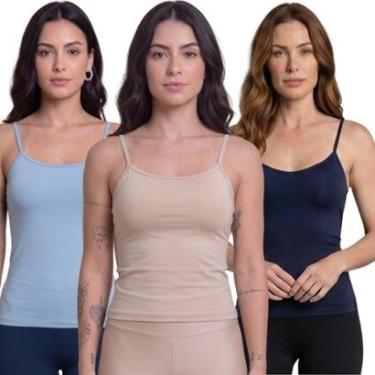Imagem de KIT 3 Camiseta Microfibra Regata Dry Vekyo Blusa Para Treino Academia Moda Fitness Musc...