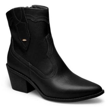 Imagem de Bota Western Cano Curto Dakota D2571 Feminina - Preta-Feminino