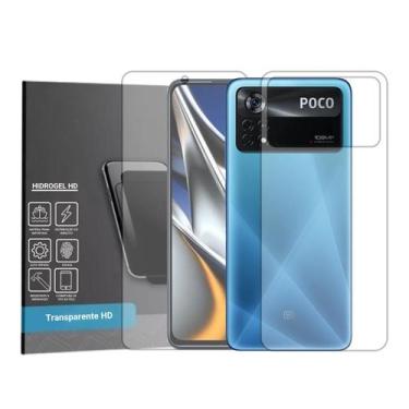 Imagem de Película Hidrogel HD Frente e Verso Compativel Com Xiaomi Poco X4 PRO 