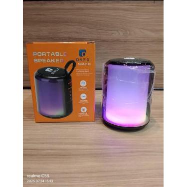 Imagem de Caixa de Som Bluetooth RGB FM/MP3 5W 500mAh ONEX SOM-0133
