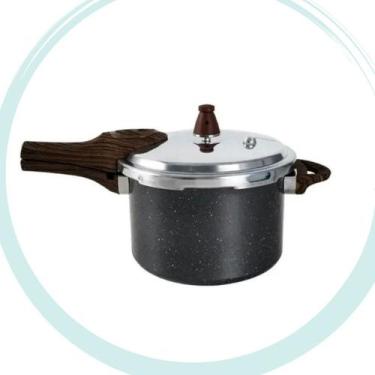 Imagem de Panela de Pressão Indução Brinox Pressure Antiaderente Ceramic Life 4,