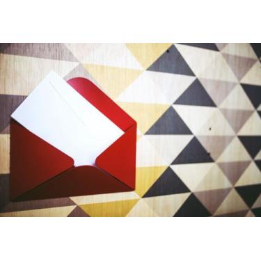 Imagem de Envelope de Metal - Porta Cartas - Makers Manufatura, Vermelho