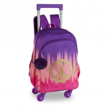 Imagem de Mochila com rodinha clio girls feminina, Roxo