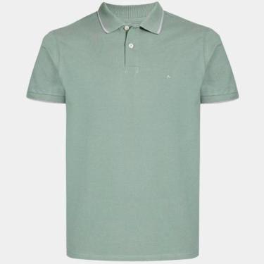Imagem de Camisa Polo Aramis Classic Friso Ve26b Verde Masculino, XXG