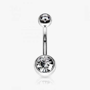 Imagem de Piercing Umbigo Banana Bell - Aço Cirúrgico 
