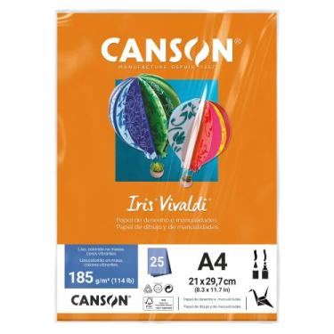 Imagem de Papel Canson Color Iris Vivaldi 25 Folhas 185g Canson, Cenoura