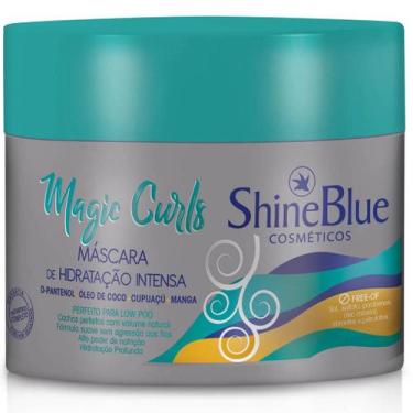 Imagem de Máscara De Hidratação Intensa Magic Curls Low Poo Shine Blue 315g - Sh