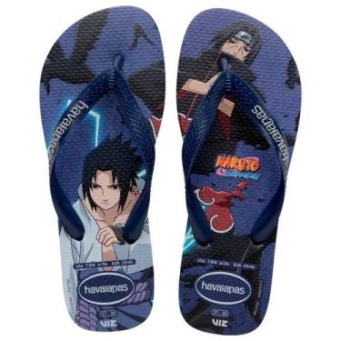 Imagem de Chinelo Havaianas Top Naruto Anime, Marinho, 39/40