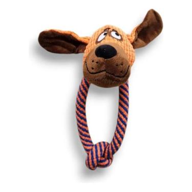 Imagem de Brinquedo Cachorro Pequeno Brincar Morder Corda Resistente - Gv Enxova