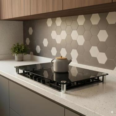 Imagem de Tampa De Vidro Para Cooktop Electrolux (KE5GC) 84x46cm - Cooktampa