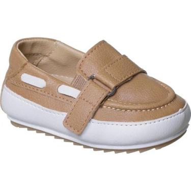 Imagem de Sapato Infantil Xuá Xuá Masculino Caramelo, 21