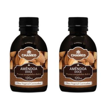 Imagem de Kit 2 Óleos Vegetais De Amêndoa Doce 120Ml - Chamel