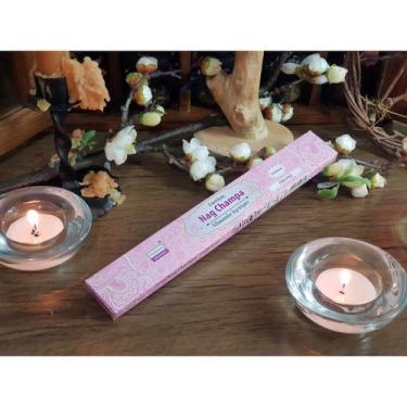 Imagem de Incenso nag champa massala indiano vários aromas darshan - CASA FÉ