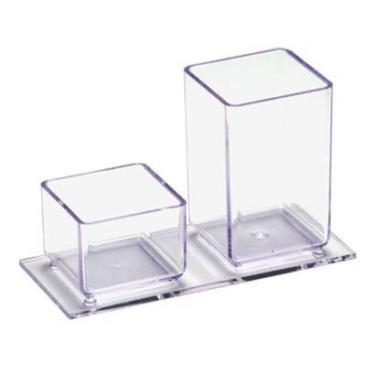 Imagem de Porta Lápis e Clips Cristal - Acrimet