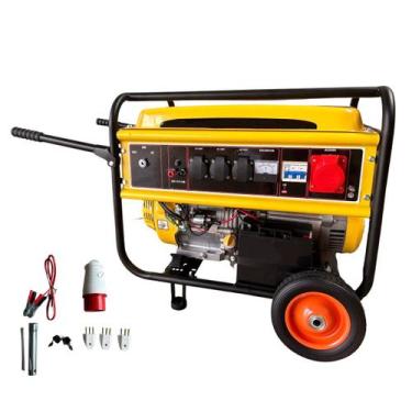 Imagem de Gerador de Energia Gasolina 6400W Monofasico 4 Tempos 110V 220V Import