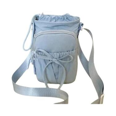 Imagem de Bolsa Transversal Leve Feminina Para Celular, Suporte Para Garrafa De 