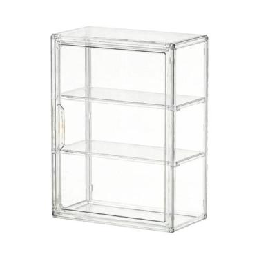 Imagem de Caixa De Exibição Em Acrílico Transparente Com Prateleiras Removíveis,