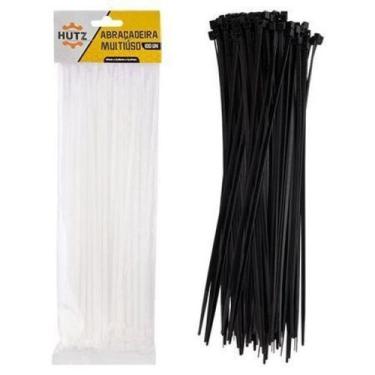 Imagem de Abraçadeira de Nylon c/ 100 Unidades - 25 x 0,25 x 0,37cm - Hut - HUTZ