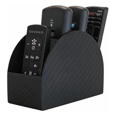 Imagem de Suporte Porta Controle Remoto 4 Espaços Para Sala Rack Home - 3D NUME,