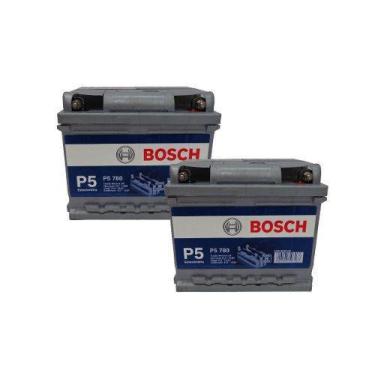 Imagem de Kit 2 Bateria Estacionária Bosch P5 780 50Ah Nobreak Alarme